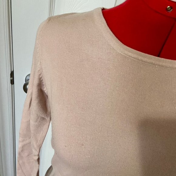 Vintage Repro LOT Qty3 Mak long sleeve sweaters: teal, dusty rose, ochre size L - Picture 9 of 10